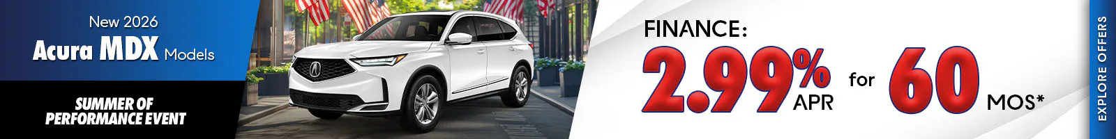 New 2026 Acura MDX Models