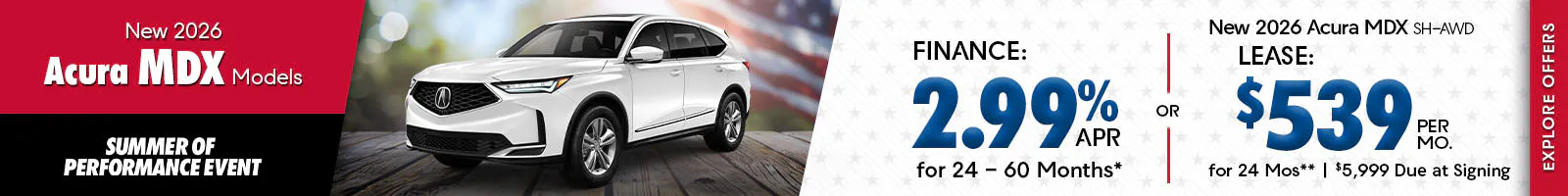New 2026 Acura MDX