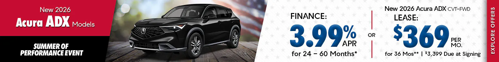 New 2026 Acura ADX