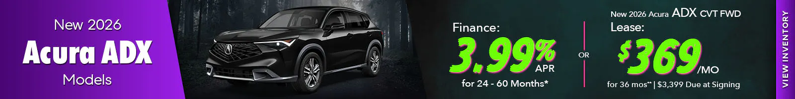 New 2026 Acura ADX