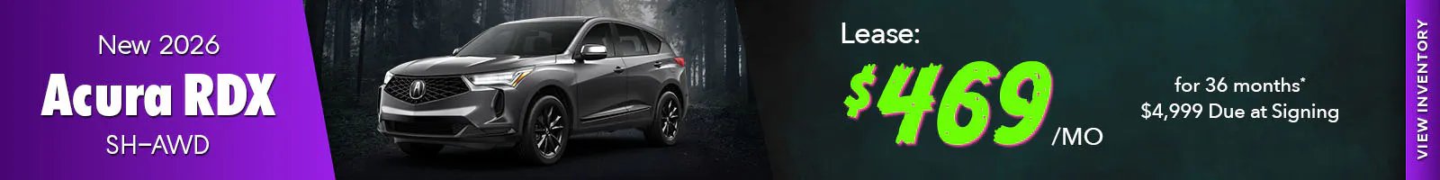 New 2026 Acura RDX SH-AWD