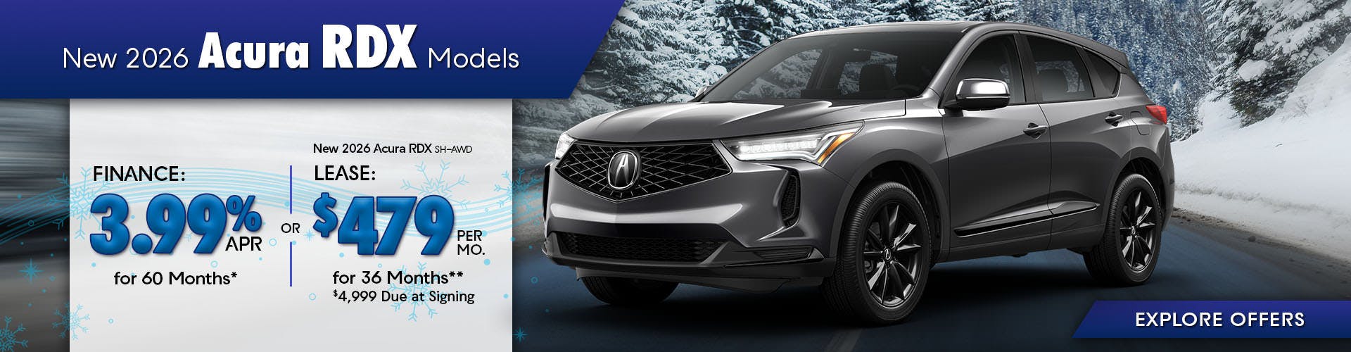 New 2026 Acura RDX Models