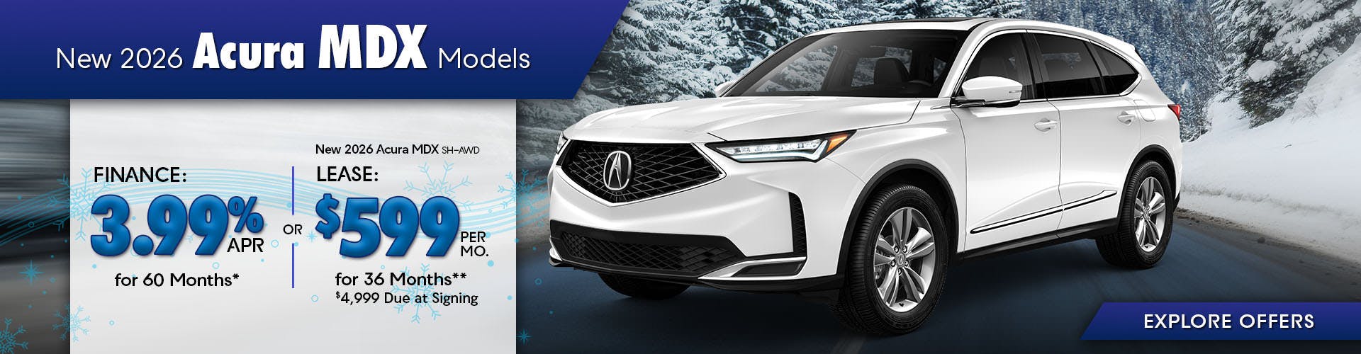 New 2026 Acura MDX Models