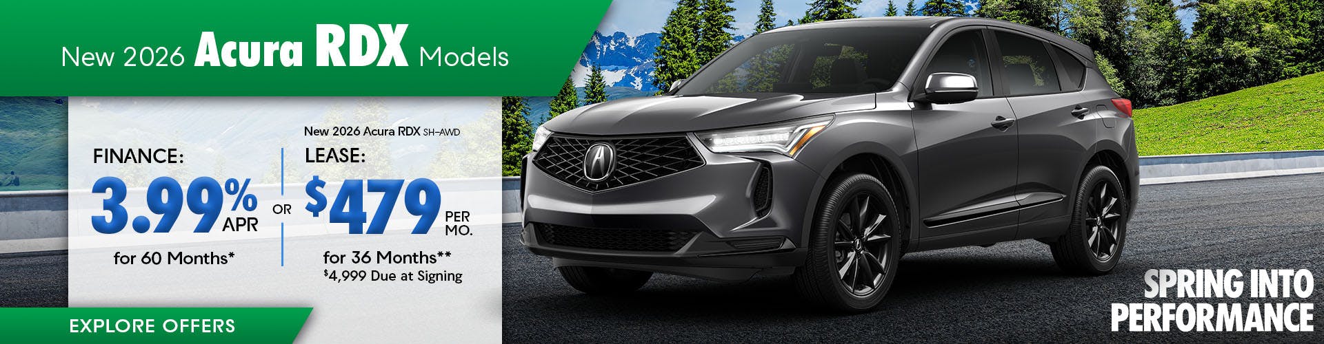 New 2026 Acura RDX Models