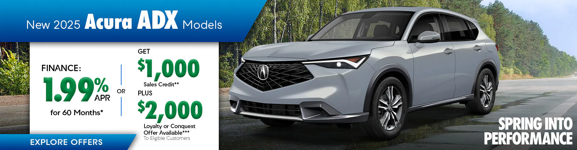 New 2025 Acura ADX Models