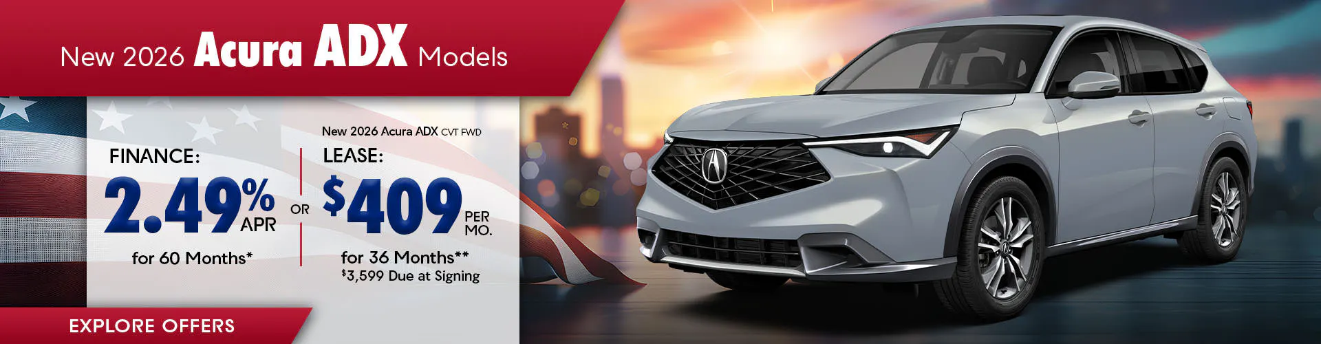 New 2026 Acura ADX Models