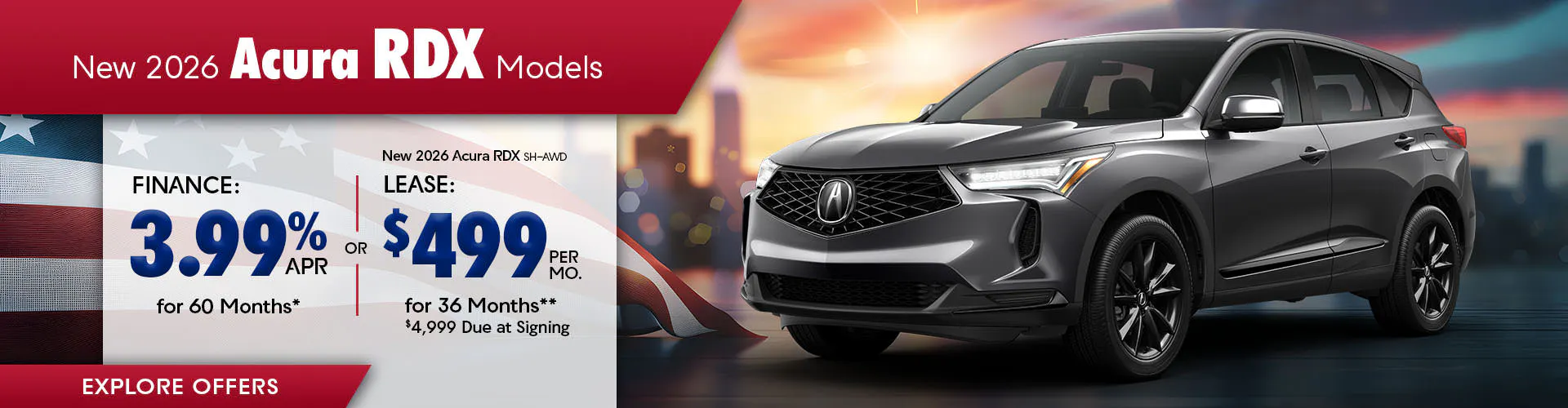 New 2026 Acura RDX Models