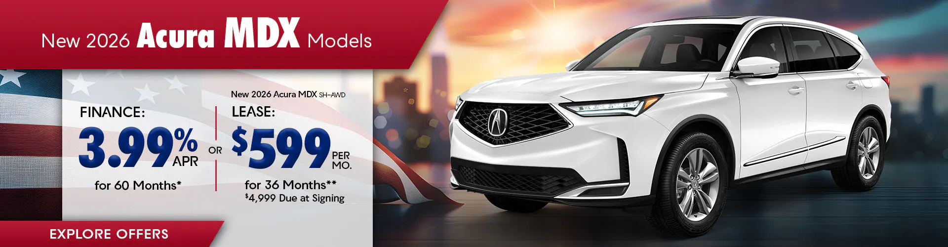 New 2026 Acura MDX Models