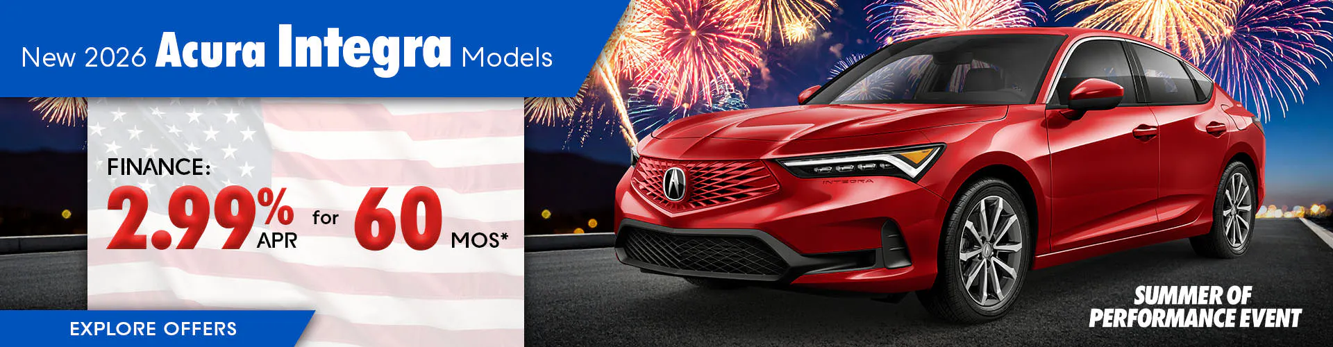 New 2026 Acura Integra Models