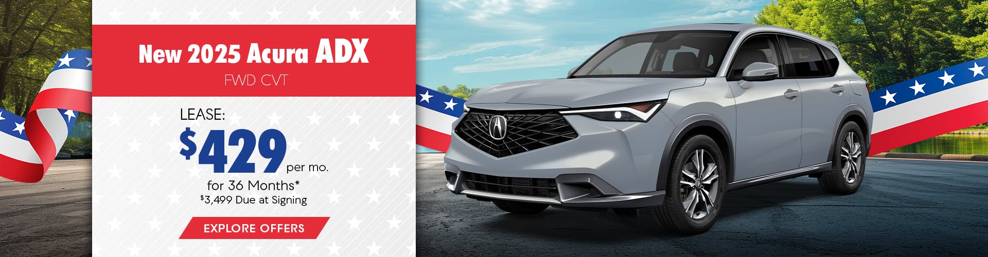 New 2025 Acura ADX Lease For $429