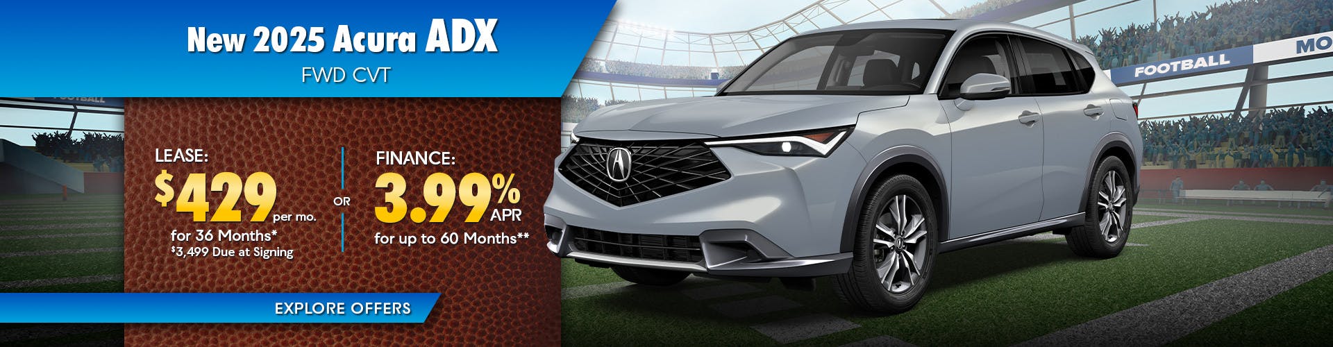 New 2025 Acura ADX FWD CVT