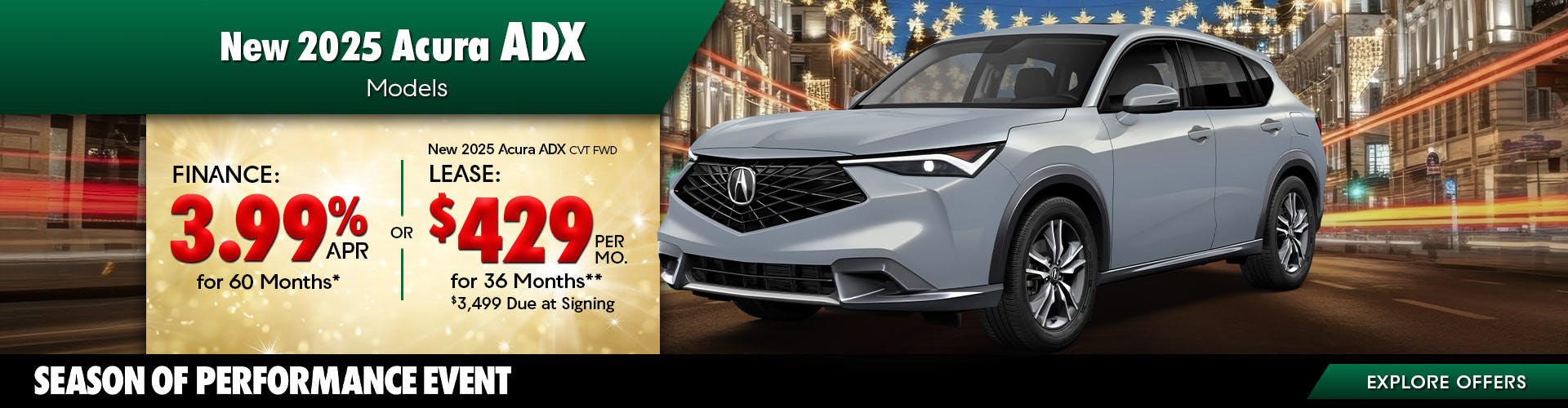 New 2025 Acura ADX Models OR New 2025 Acura ADX CVT FWD