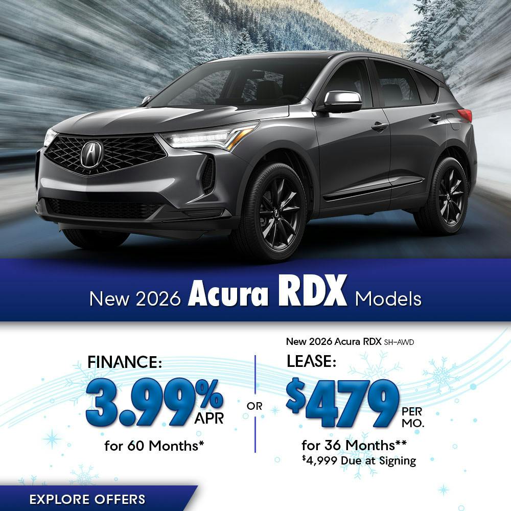 New 2026 Acura RDX Models