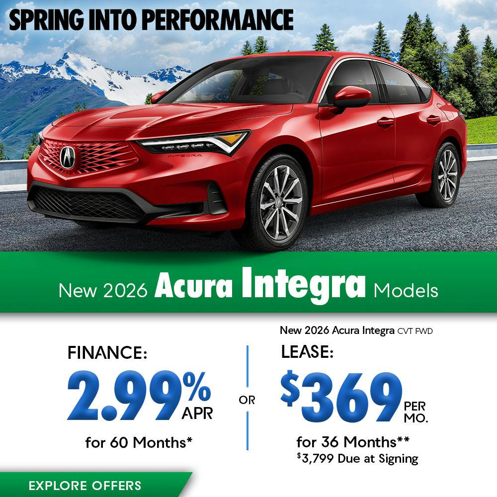 New 2026 Acura Integra Models