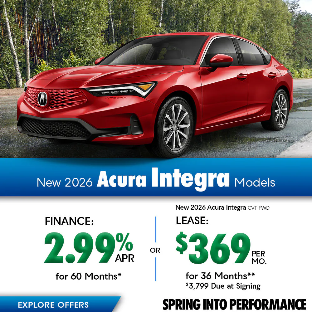 New 2026 Acura Integra Models
