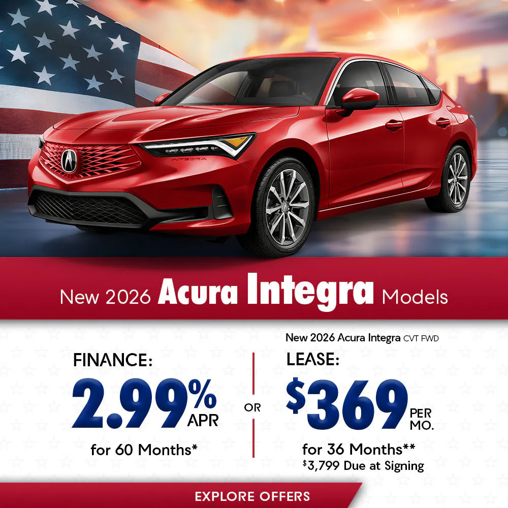New 2026 Acura Integra Models