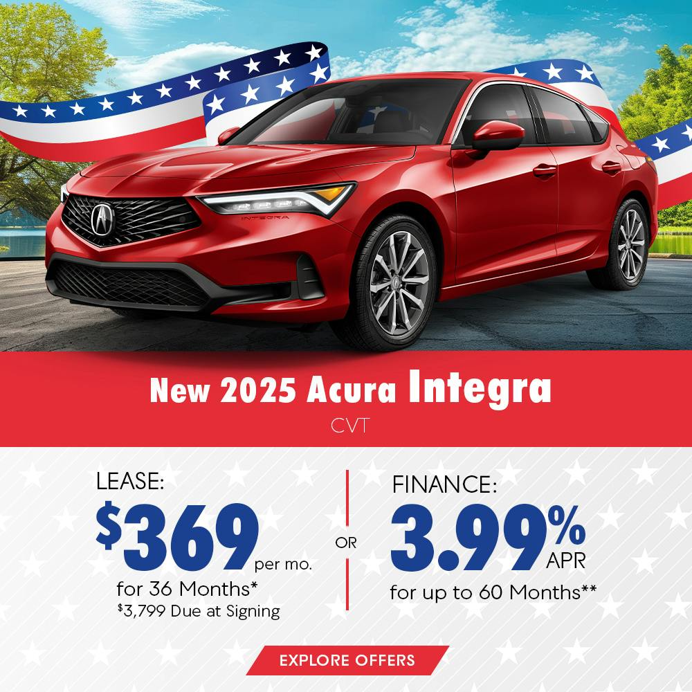 New 2025 Acura Integra Lease For $369