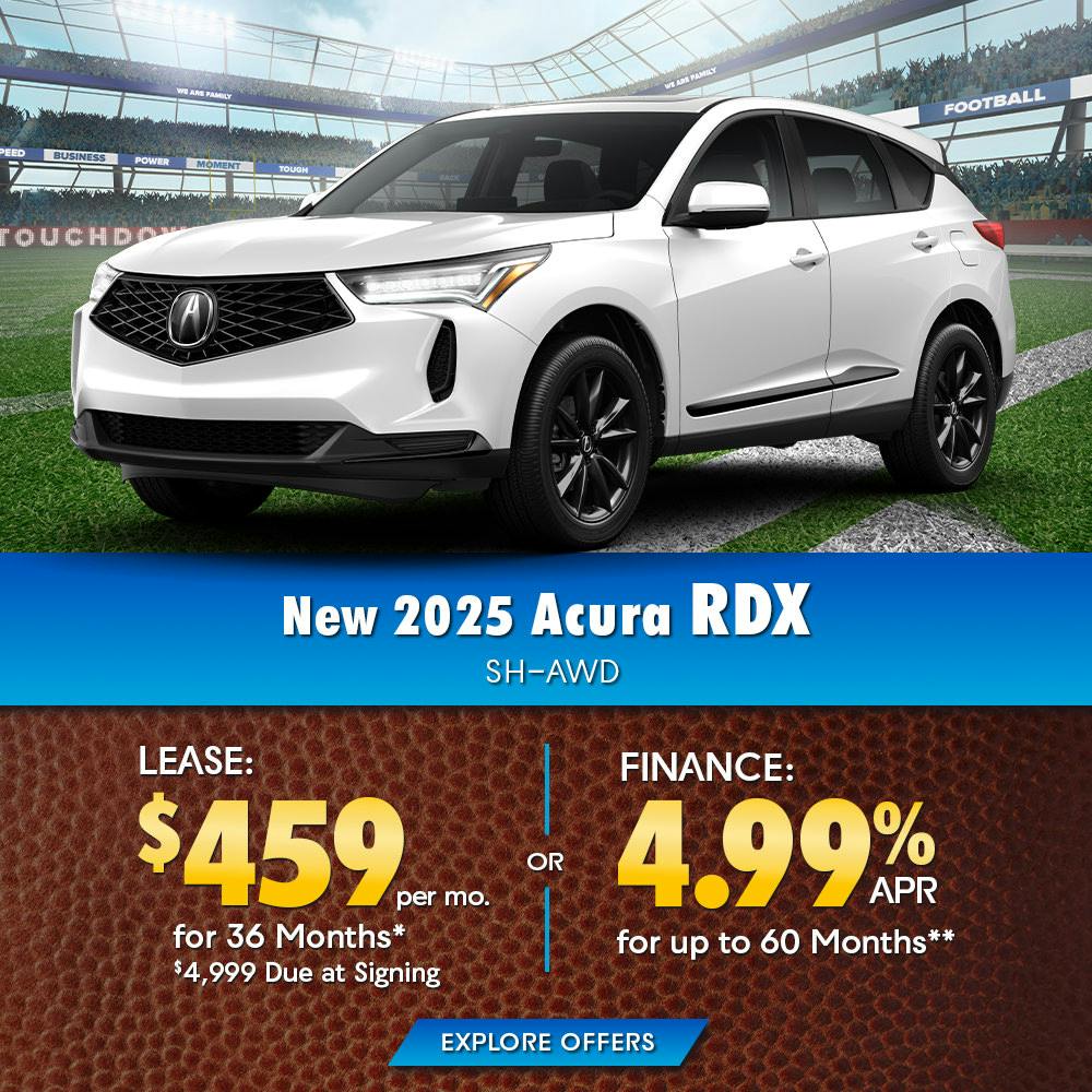 New 2025 Acura RDX SH-AWD