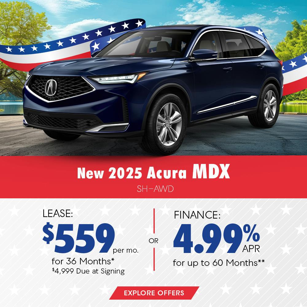 New 2025 Acura MDX Lease For $559