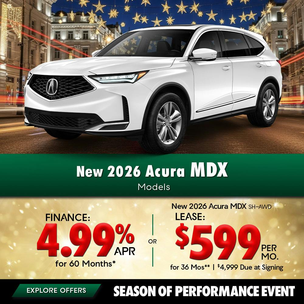 New 2026 Acura MDX Models OR New 2026 Acura MDX SH-AWD