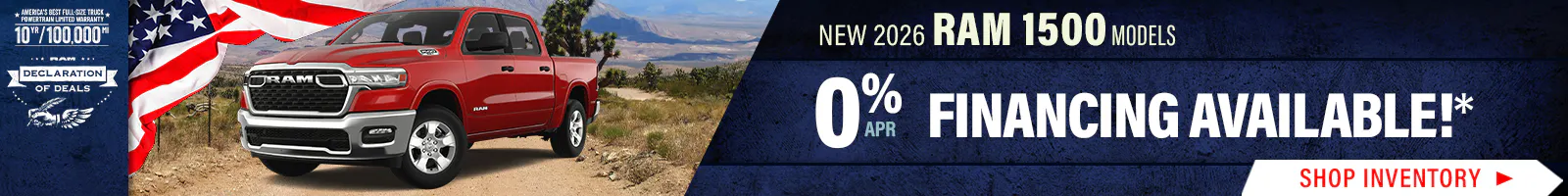 New 2026 RAM 1500 Models