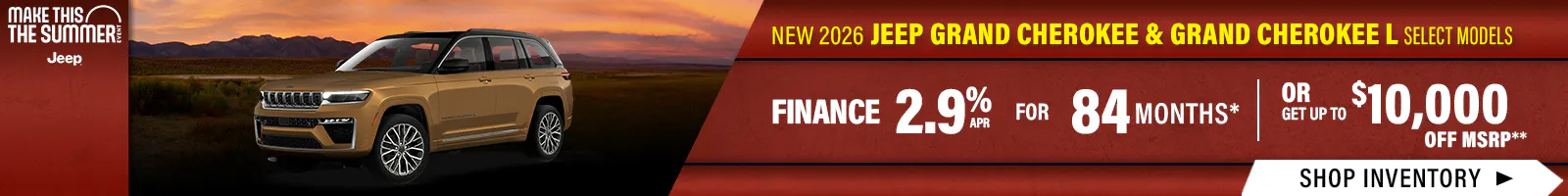 New 2026 Jeep Grand Cherokee & Grand Cherokee L Models