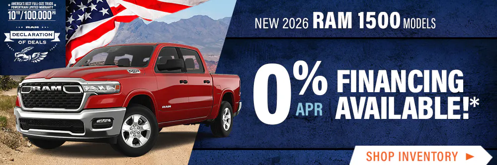 New 2026 RAM 1500 Models | Shottenkirk Chrysler Dodge Jeep Ram Prosper