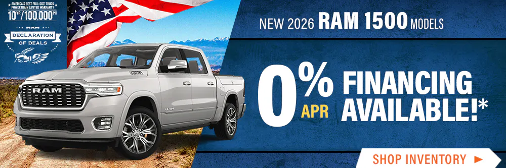 New 2026 RAM 1500 Models | Shottenkirk Chrysler Dodge Jeep Ram Prosper