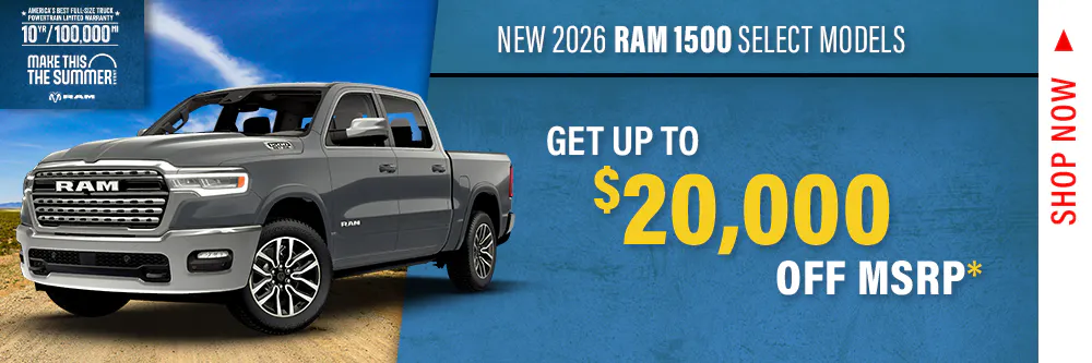 New 2026 RAM 1500 Select Models | Shottenkirk Chrysler Dodge Jeep Ram Prosper