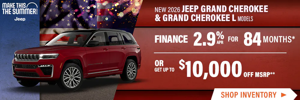 New 2026 Jeep Grand Cherokee & Grand Cherokee L Models | Shottenkirk Chrysler Dodge Jeep Ram Prosper