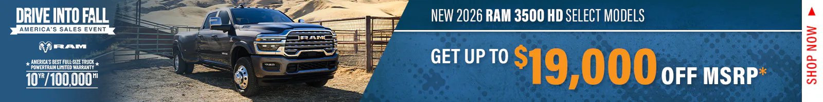 New 2026 RAM 3500 HD Select Models