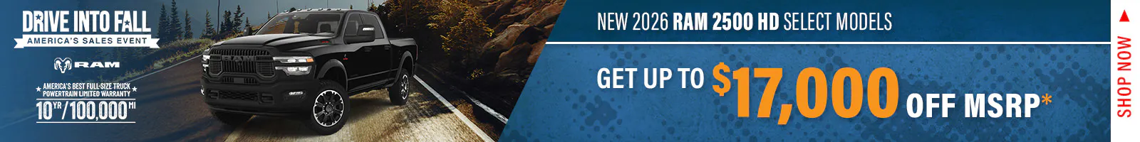 New 2026 RAM 2500 HD Select Models