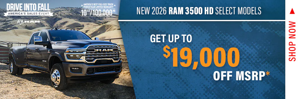 New 2026 RAM 3500 HD Select Models | Shottenkirk Chrysler Dodge Jeep Ram Prosper