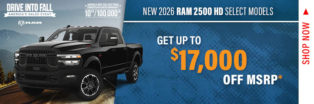 New 2026 RAM 2500 HD Select Models | Shottenkirk Chrysler Dodge Jeep Ram Prosper