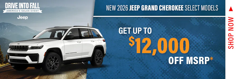 New 2026 Jeep Grand Cherokee Select Models | Shottenkirk Chrysler Dodge Jeep Ram Prosper