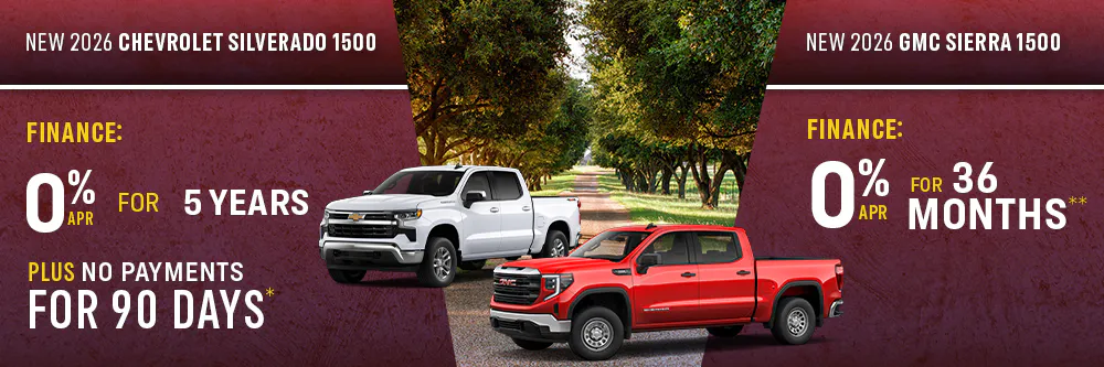New 2026 Chevrolet Silverado 1500 OR New 2026 GMC Sierra 1500 | Shottenkirk Fort Madison
