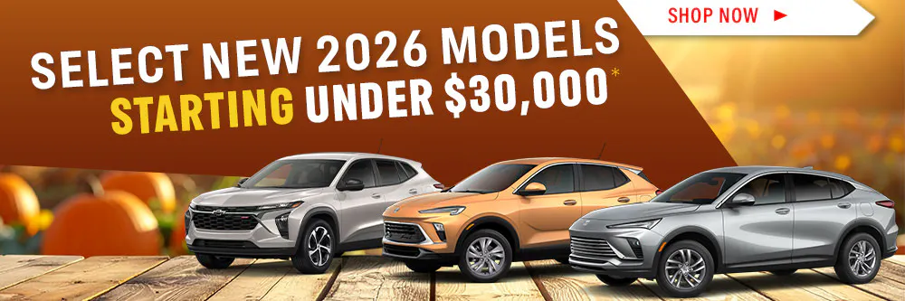 Select New 2026 Models Starting Under $30,000 | Shottenkirk Fort Madison