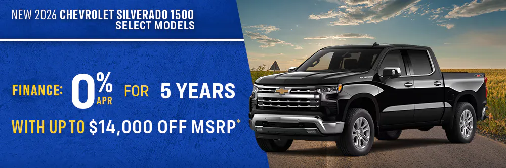 New 2026 Chevrolet Silverado 1500 Select Models | Shottenkirk Fort Madison