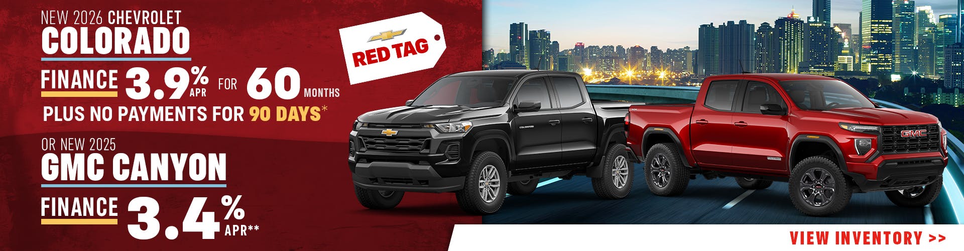 New 2025 Chevrolet Colorado OR New 2025 GMC Canyon
