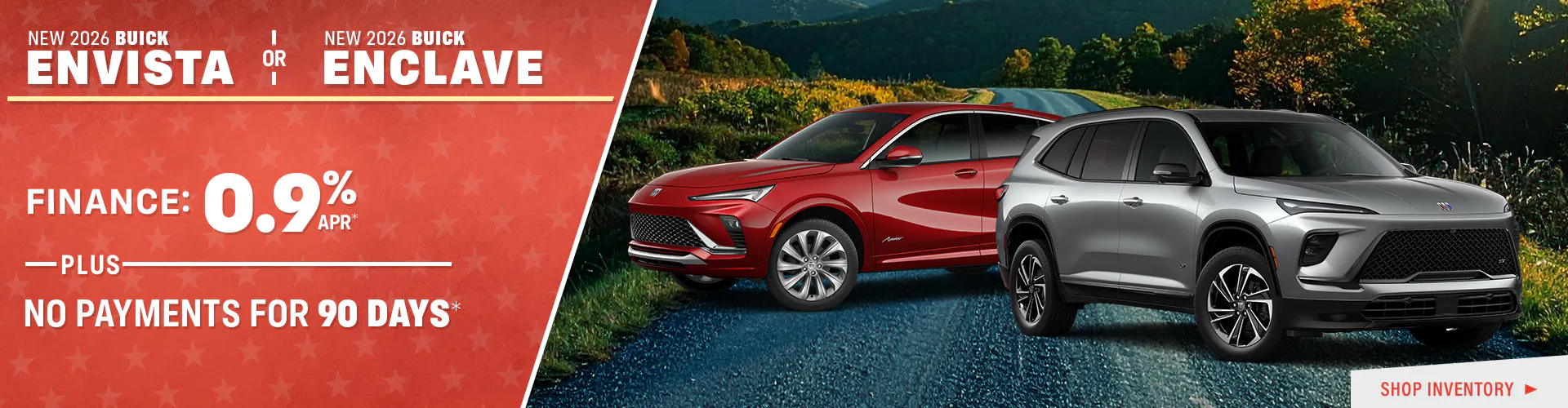 New 2026 Buick Envista or New 2026 Buick Enclave