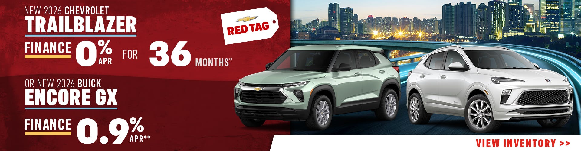 New 2026 Chevrolet Trailblazer OR New 2026 Buick Encore GX