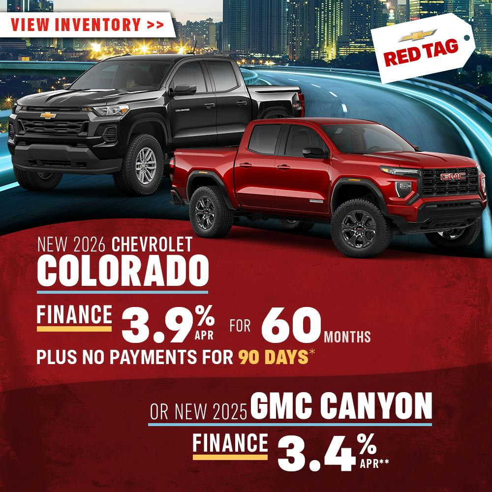New 2025 Chevrolet Colorado OR New 2025 GMC Canyon
