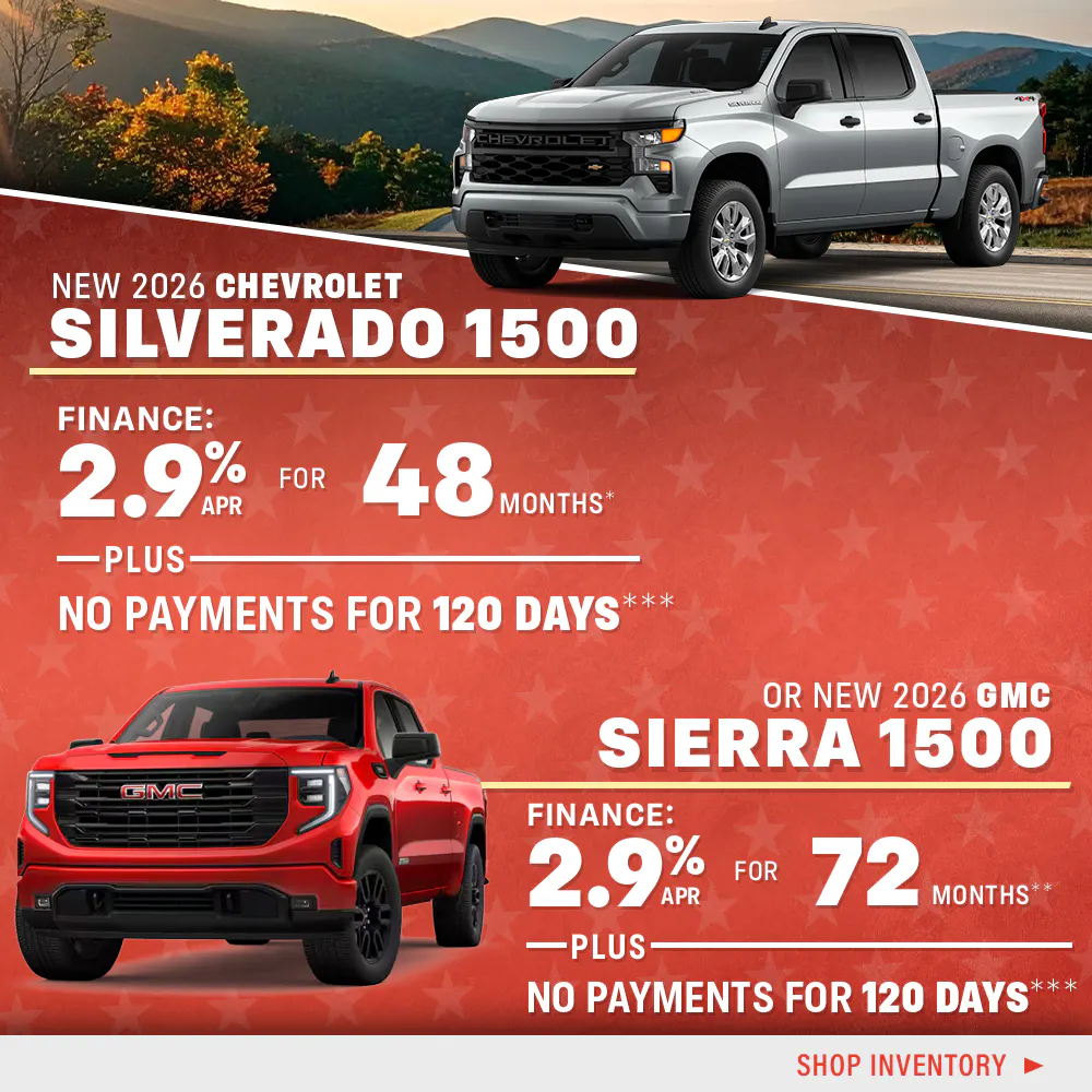 New 2026 Chevrolet Silverado 1500 OR New 2026 GMC Sierra 1500