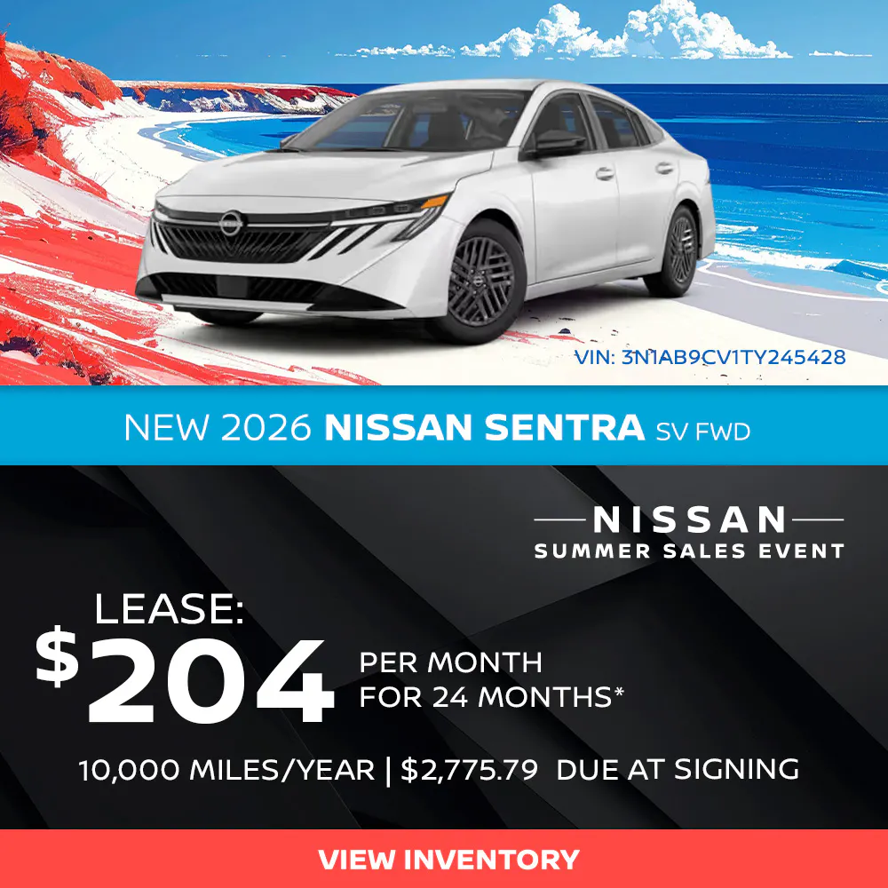 New 2026 Nissan Sentra SV FWD
