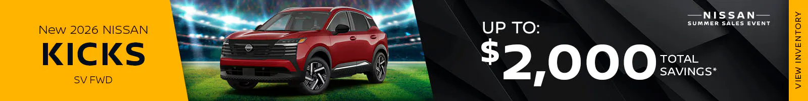 New 2026 Nissan Kicks SV FWD