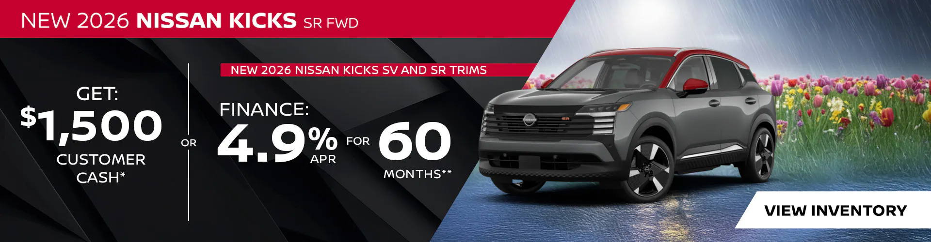 New 2026 Nissan Kicks SR FWD