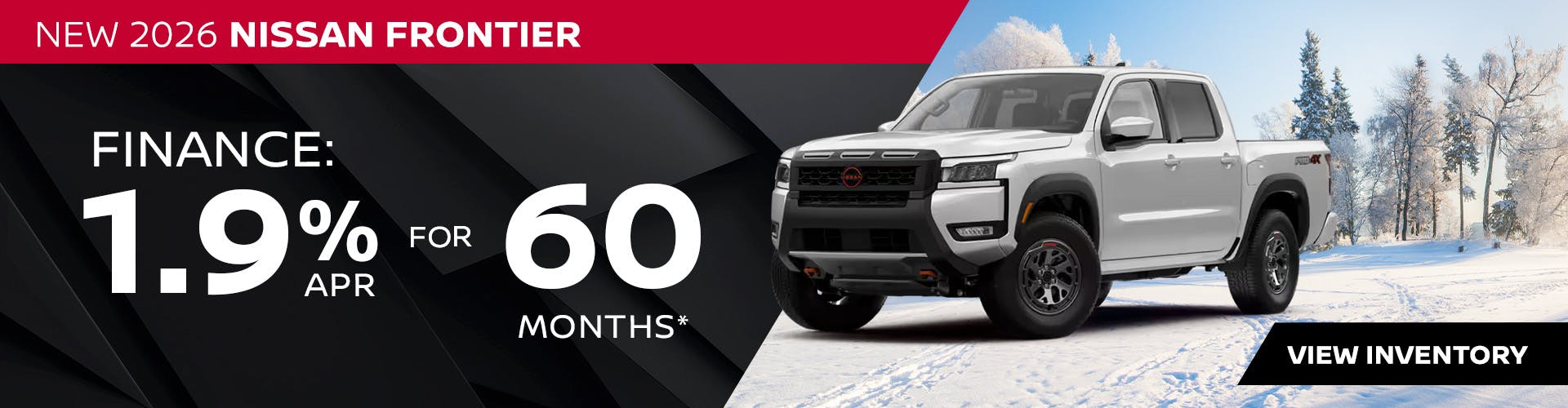 New 2026 Nissan Frontier