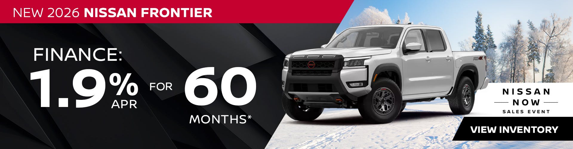 New 2026 Nissan Frontier