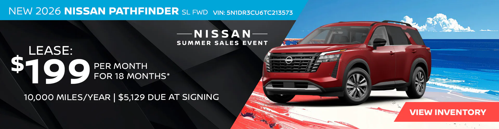 New 2026 Nissan Pathfinder SL FWD
