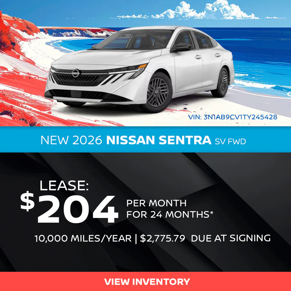 New 2026 Nissan Sentra SV FWD